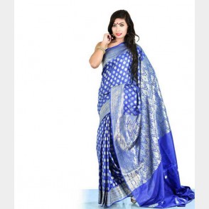 Tangail Silk Katan Sharee from Tangail with blouse piece